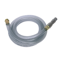 PVC spiraal imuvoolik D25, 4 m, 1"×1", koos jalaklapiga
