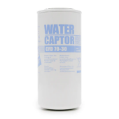 PIUSI Water Captor 70 l/min vedelikueraldus-filtrikassett valge kestaga, sinise kirjastusega